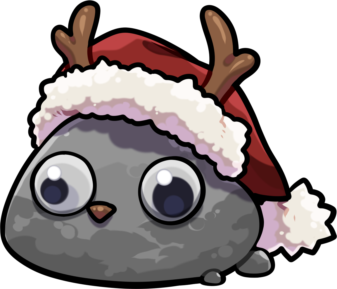 Olive the 𝘖𝘵𝘩𝘦𝘳 Reindeer (Pebbles the Pet Rock)